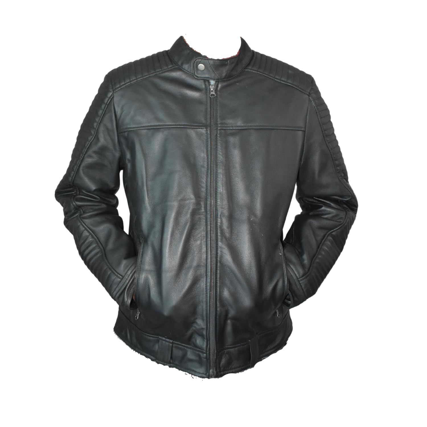 GENERICLeather Biker Jacket (original leather) for men