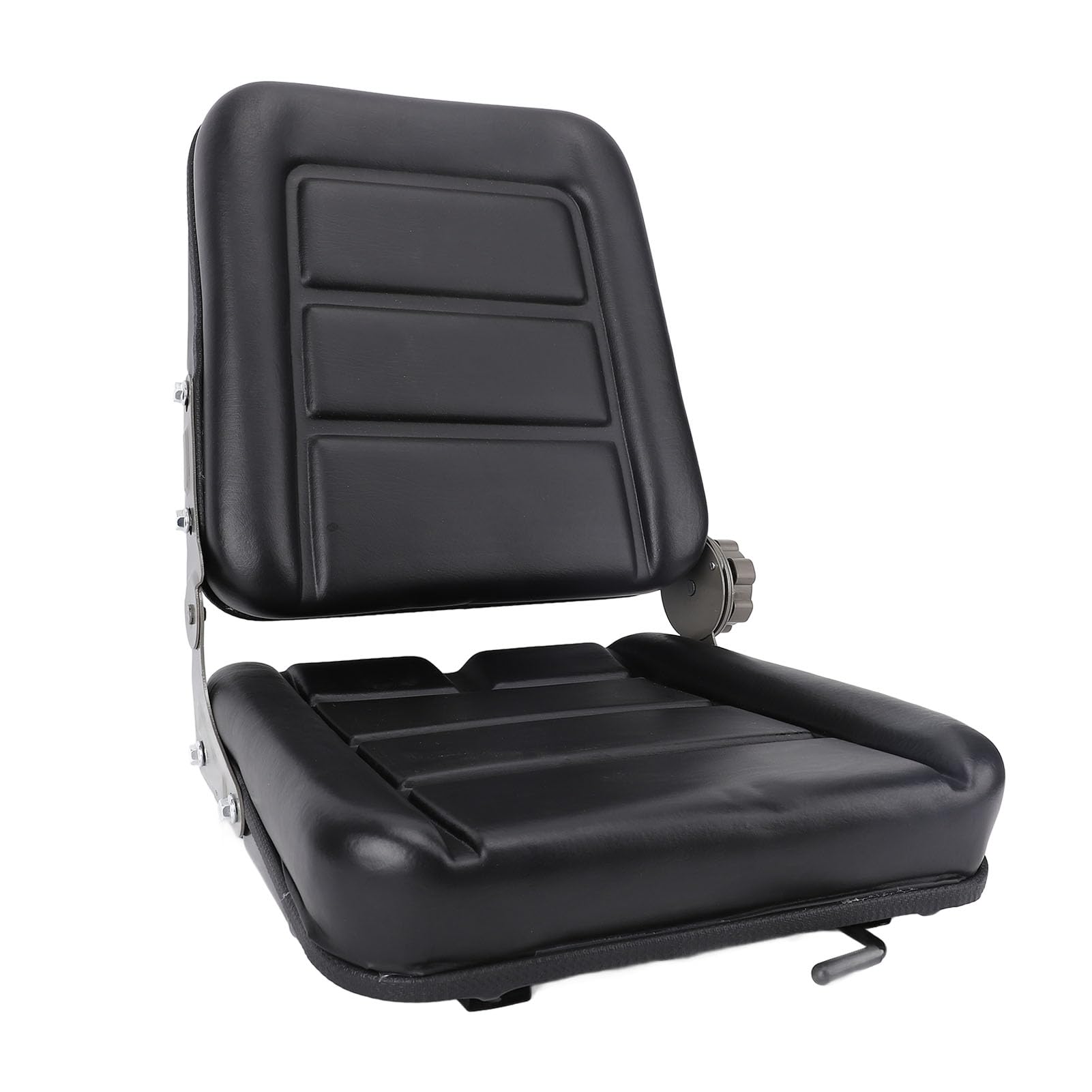 Marhynchus Asiento de Carretilla Elevadora, Cómodo Cojín Ergonómico Transpirable para Vehículos Mecánicos Agrícolas, Asiento de Tractor Universal de Cuero PU para Tractor