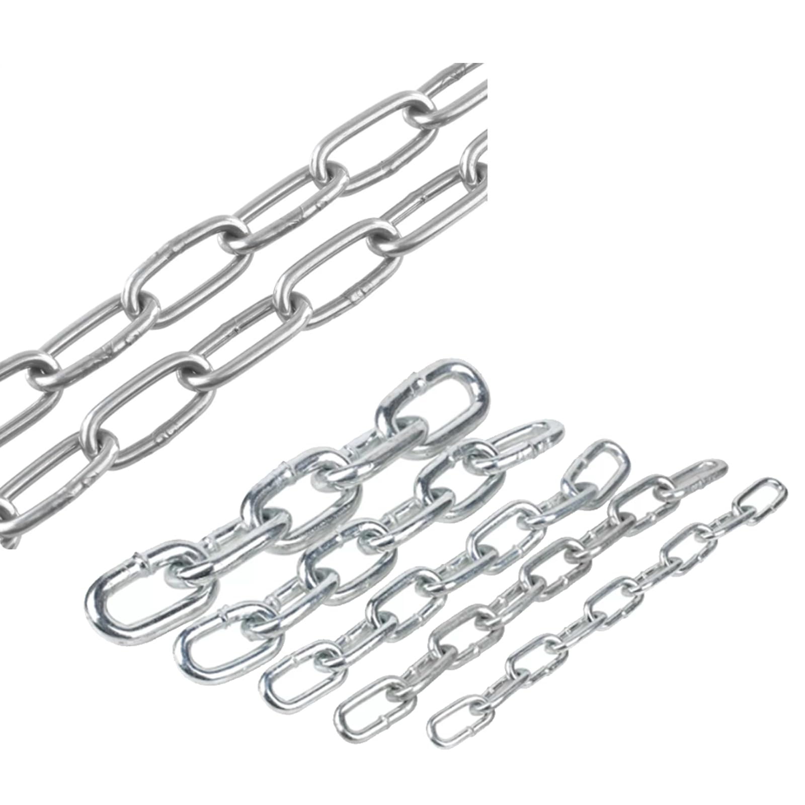 Cadena De Acero Inoxidable 304, Cadena Metálica Para Tender La Ropa Al Aire Libre, Cadena Con Candado Antirrobo, Eslinga Para Columpios. Dimensiones: 10 Mm-20 Mm (14mm*1m)