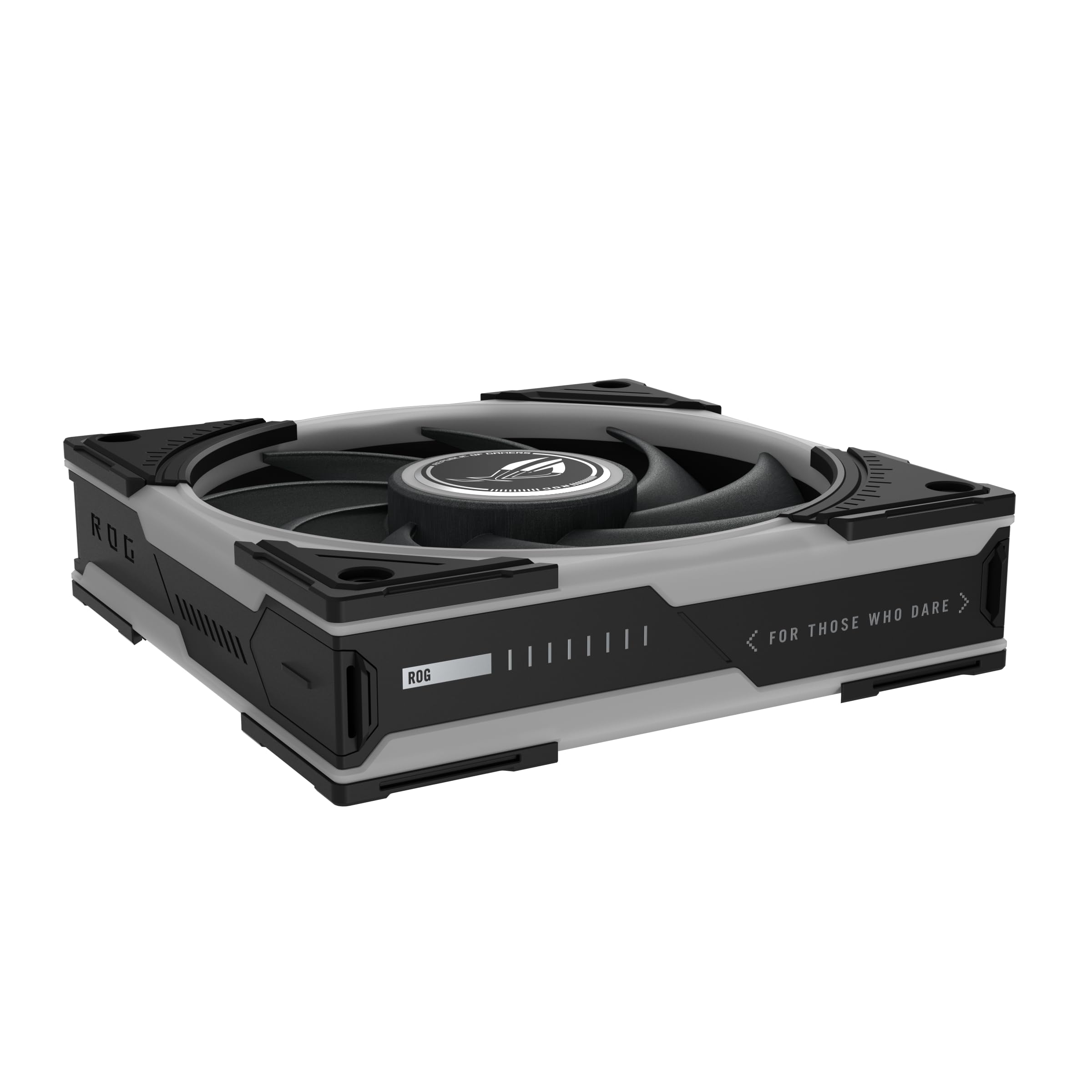 ASUS ROG Eurux GR120 ARGB PWM Lot de 3 ventilateurs PWM de 120 mm, 2600 tr/min, chaîne en marguerite brevetée, éclairage personnalisé, moyeu de ventilateur
