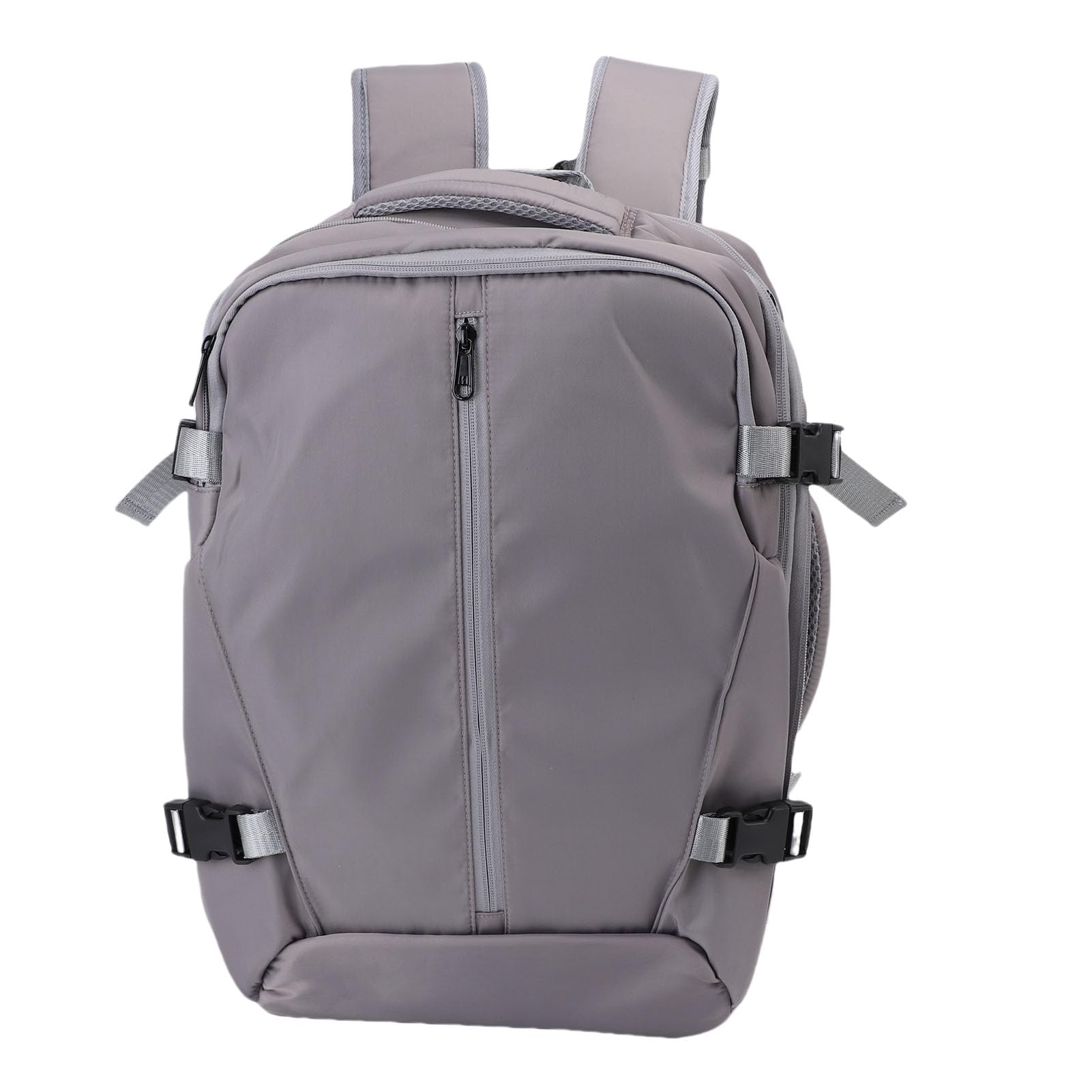 Fockety Plecak podróżny, 36 l, rozkładany, wodoodporny, próżniowy, z przegrodą na mokre i suche rzeczy, 11,8 x 17,7 x 8,7 cala, walizka podręczna z regulowanymi paskami (GREY)