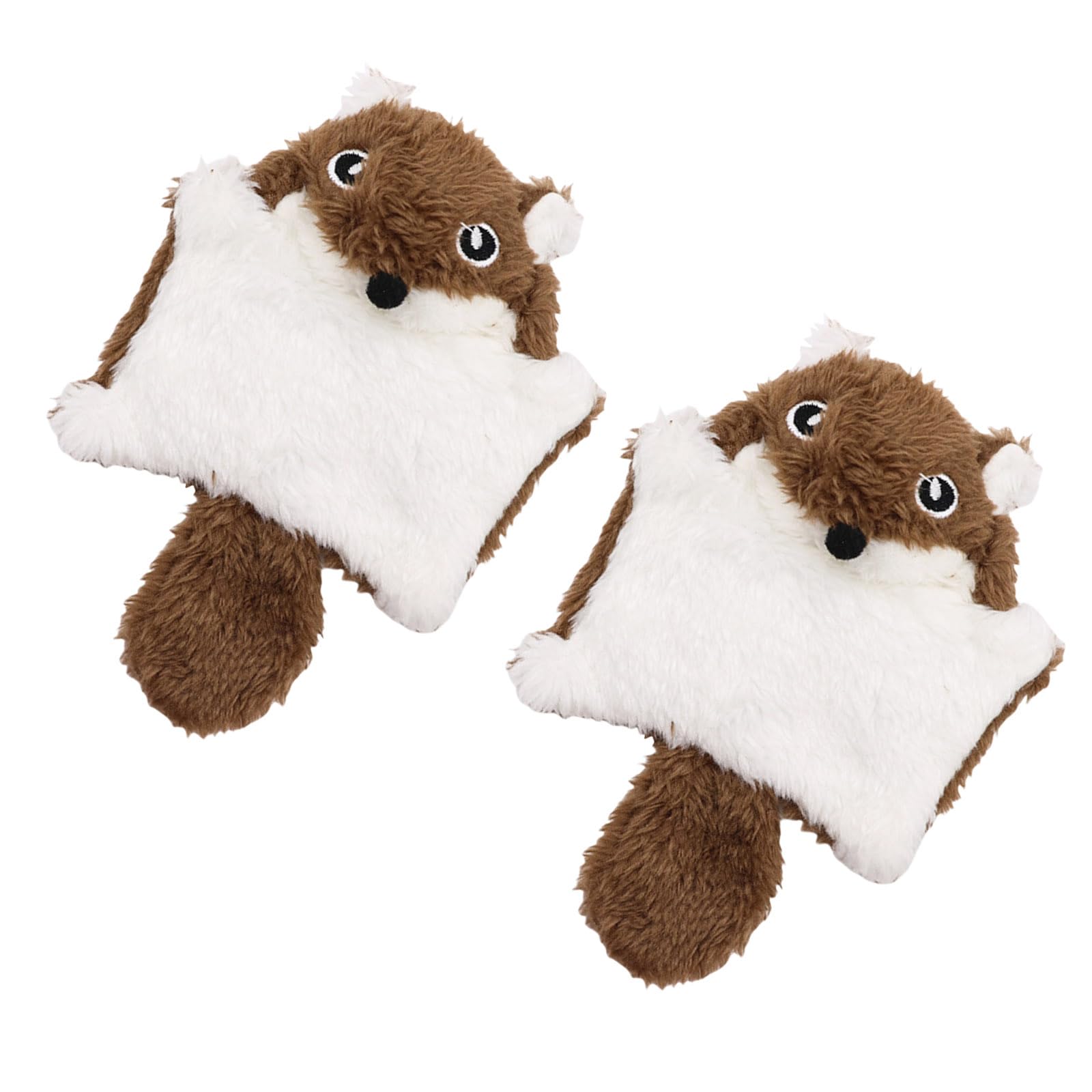 Maxtonser 2PCS Interaction Plush Mouse Teaser Toy for Cats with Crinkle Paper Sound and Soft Teething Toy for Indoor Entertainment