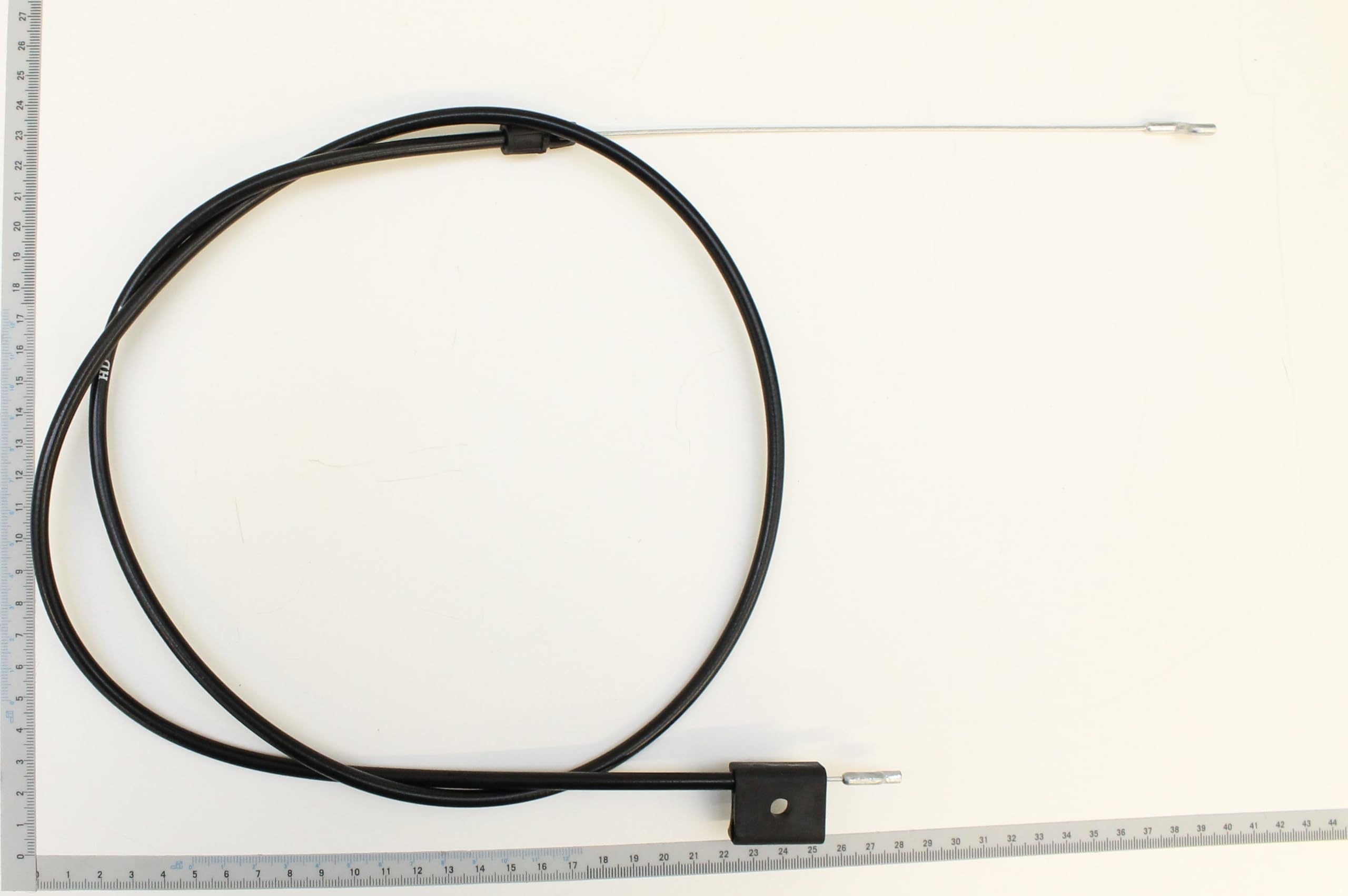 Original Scheppach Bowdenzug Antrieb Gashebel für Benzin Rasenmäher MS225-53, MS226-53, MS225-53B & LM225-53S (bis BJ 07/21) | 1365mm mit Z-Haken/Z-Haken | Ersatzteil Seilzug Benzinmäher