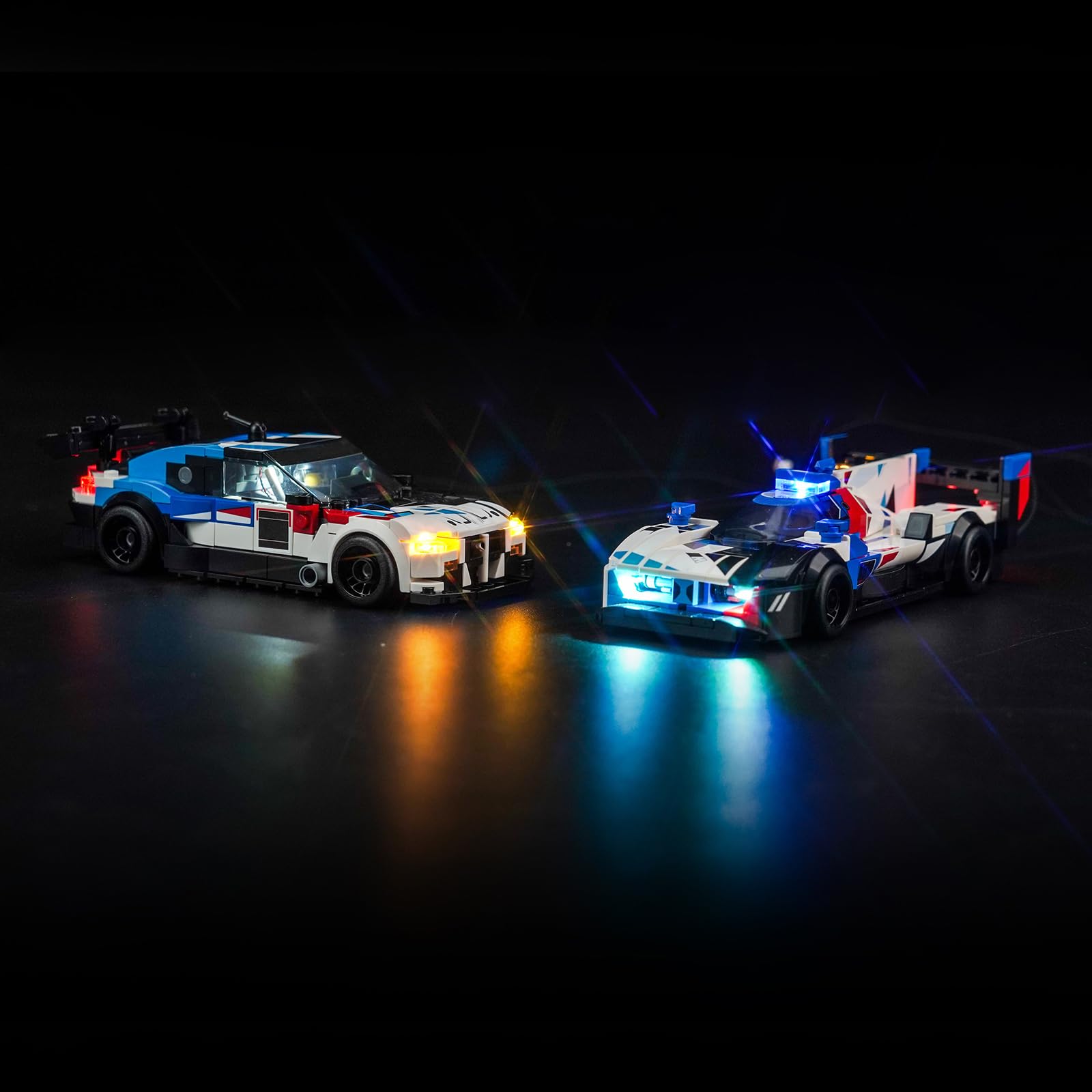 Juego de luces LED para Lego Speed Champions y coches de carreras BMW M4 GT3 y M Hybrid V8, iluminación decorativa para Lego 76922 — view 7