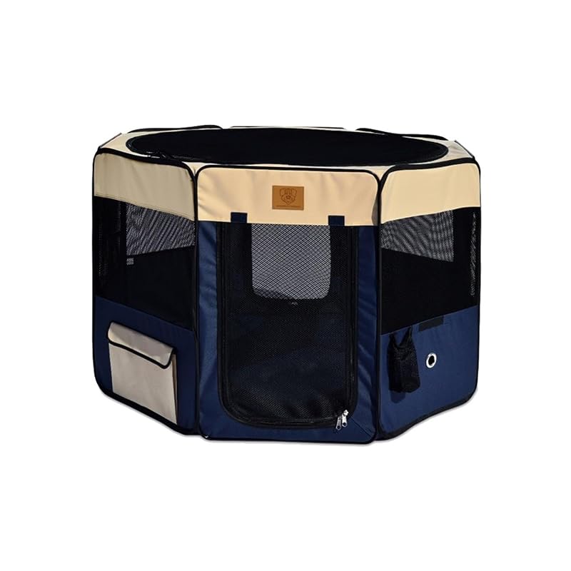 Cercadinho portátil para cães PRECISION PET Soft Side Play Yd, 116,84 x 116,84 x 71,12 cm