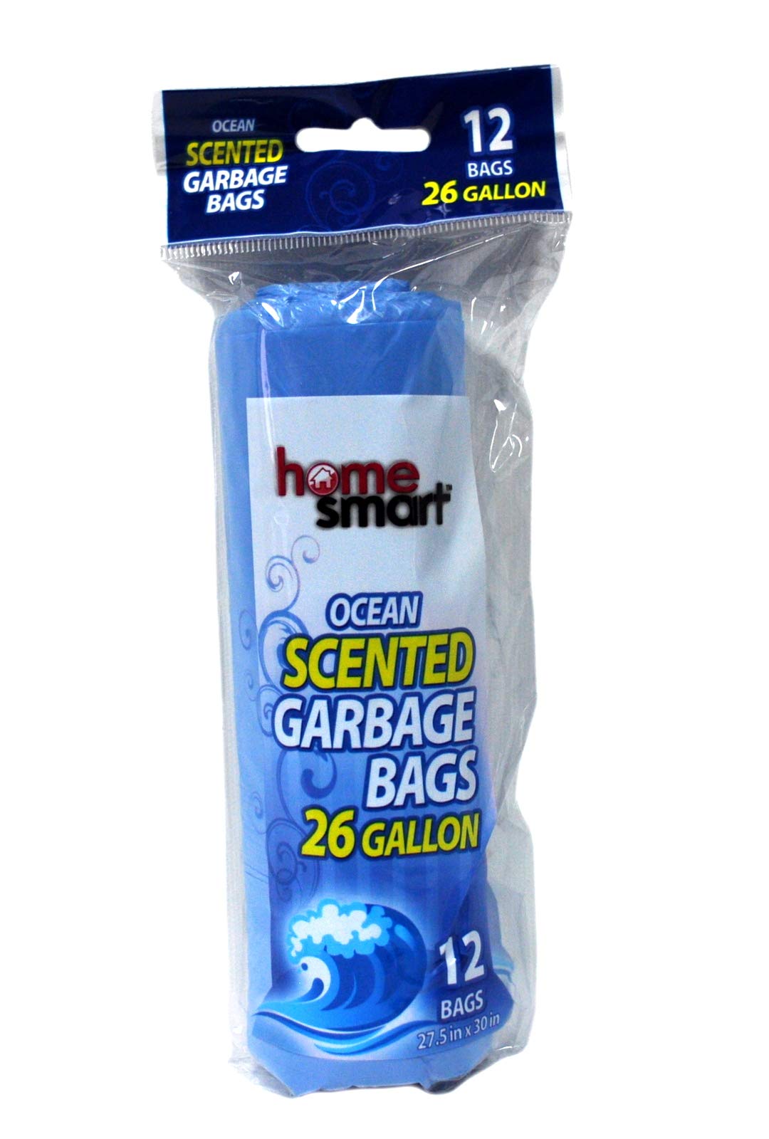 Home Smart Ocean Scented 26 Gallon Garbage Bags