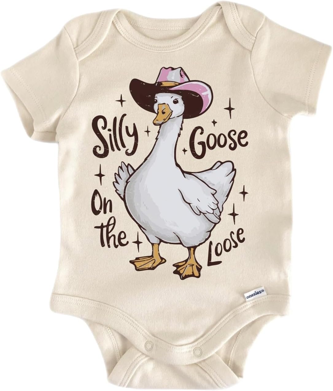 Silly Goose 1 - Baby Boy Girl Clothes Infant Bodysuit Funny Cute Newborn