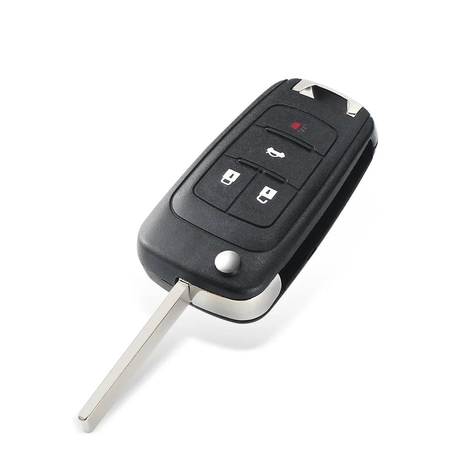Guscio Chiave Auto Ribaltabile Per Chevrolet Per Cruze Per Epica Per Lova Per Camaro Per Impala 2 3 4 5 Pulsanti Lama(4 pulsanti)