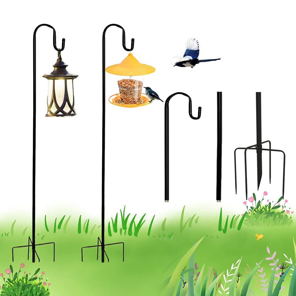Buy HEONITURE Set of 2 Shepherds Hook 48 in, Shepherds Hook for Bird