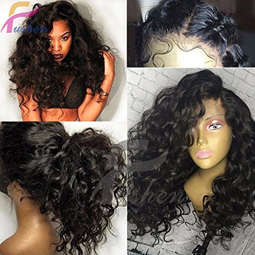 360 Lace Wigs 180% Density Human Hair Curly Wigs for Women 8A Virgin Brazilian Short Bob Wig Full Lace Front Wigs(12 inch with 180% density, 360 lace wig)