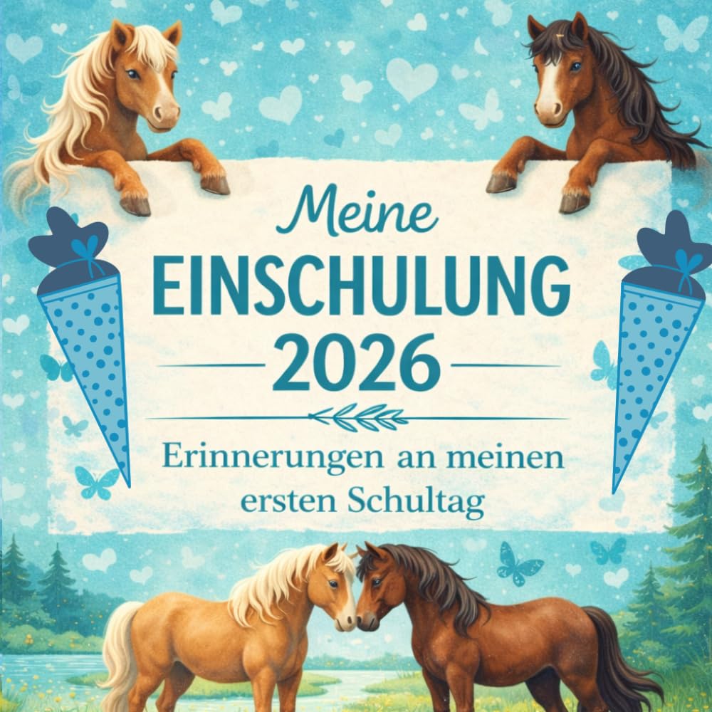 Einschulung Erinnerungsbuch – Mein 1. Schultag:: | Erinnerungsbuch Einschulung 1. Klasse | Schulanfang Geschenk für Kinder (Schultüte) (Einschulung Erinnerungsbuch - verschiedene Motive)