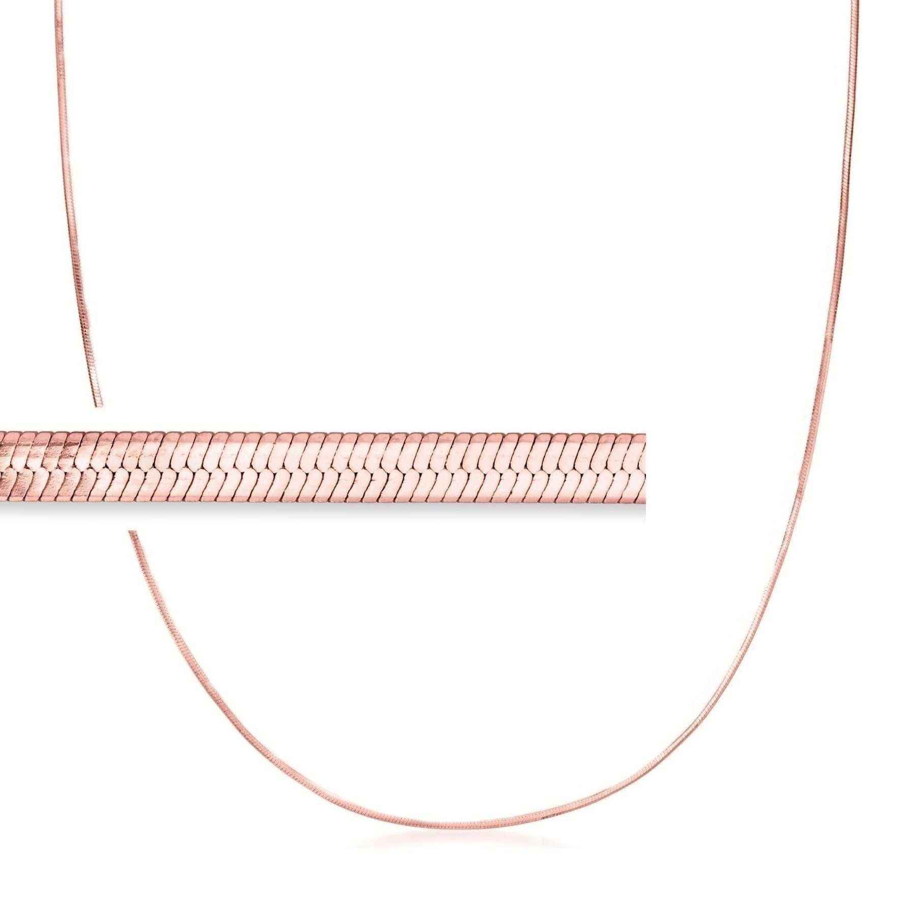 VAMA FASHIONS Classic Simple Rose Gold Stainless Steel Flat Snake Western Charm Stylish Herringbone Gold Neck Necklace Chains for Girls & Women (2mm Chain, 20 Inches Matinee Chain) (B0DCP4VJWW) Amazon Price History, Amazon Price Tracker