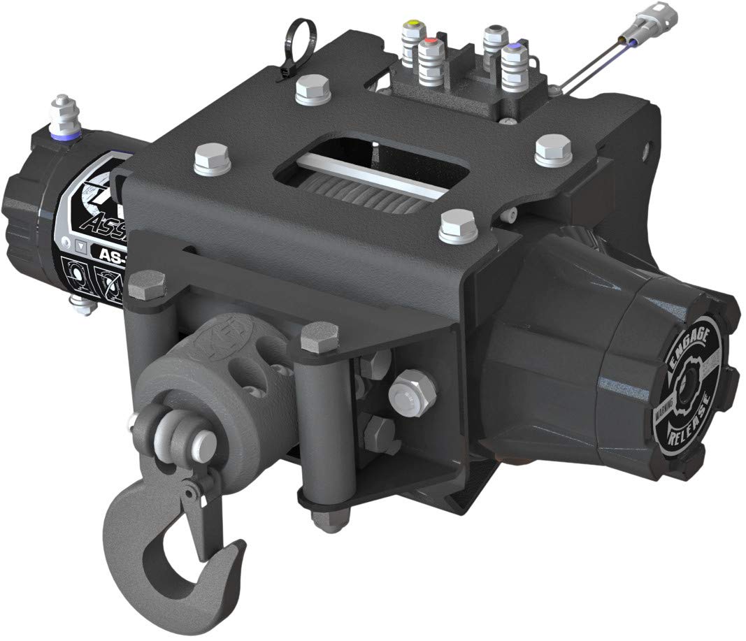 KFI Products Plug-N-Play 3500-S Assault Series Winch for Polaris 12-18 Scrambler 850/XP 1000/XP 850, 15-18 Sportsman 450/570, 12-18 Sportsman Touring 550/570/850 and 15-18 Sportsman X2 570 Models