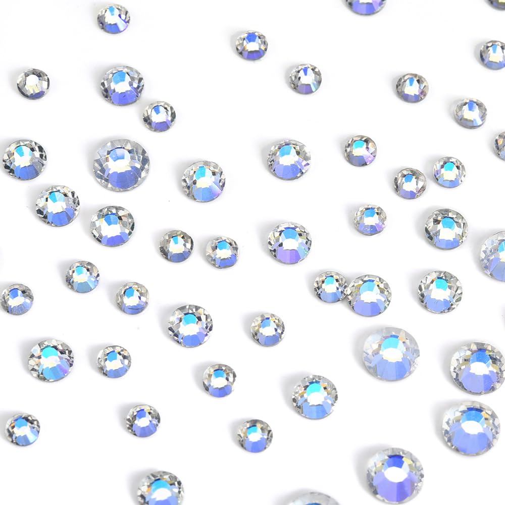 Flatback Rhinestones for Bedazzling Clothing Moonlight Mixed SS6-20 2880pcs