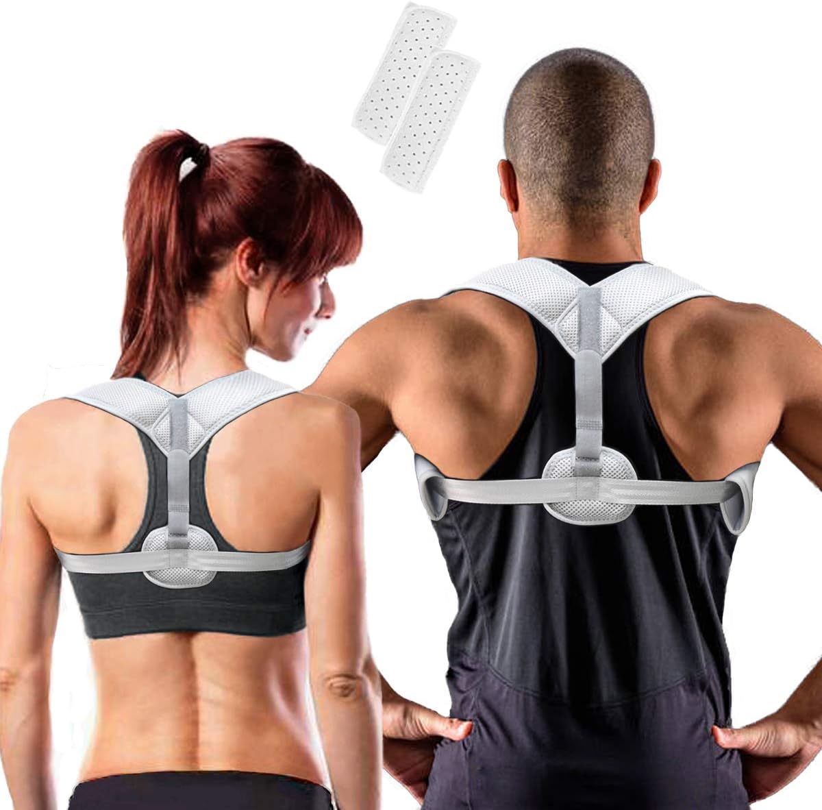 Sixport Posture Corrector for Women & Men, Invisible Kyphosis Brace, Adjustable & Comfortable Scoliosis Back Humpback Correction Belt