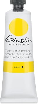 Gamblin Artist Oil 37Ml Cadmium Yellow Lt