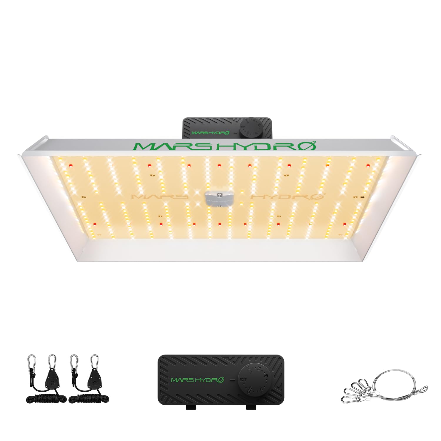 MARS HYDRO TS1000 150W LED Grow Light for Indoor Plants with Patented Reflector 5 Levels Dimmable Lights Daisy