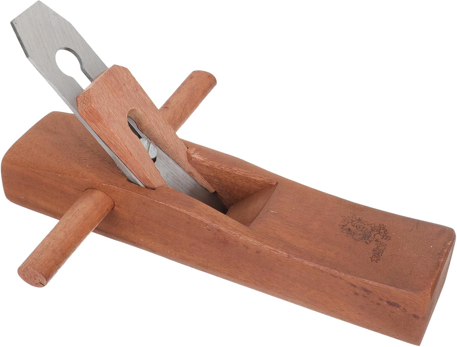 GLEAVI Handheld Wood Planer Woodworking Hand Plane Smoothing Plane 280mm Red Wood DIY Carpentry Tool for Woodworker Trimming and Polishing
