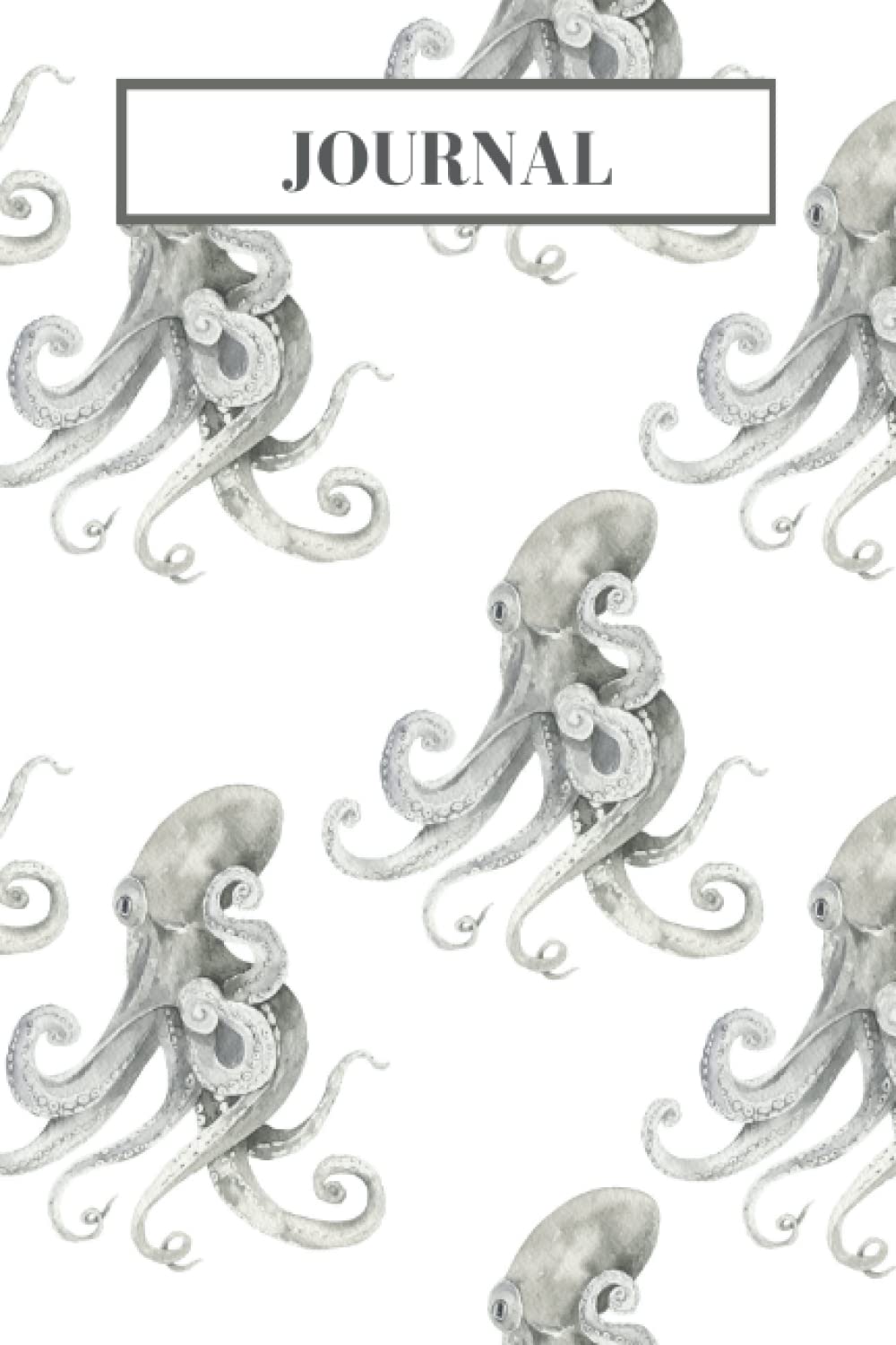 Journal: Ocean Life - Octopus Lined Journal, Notebook, Diary, Composition Book 6x9