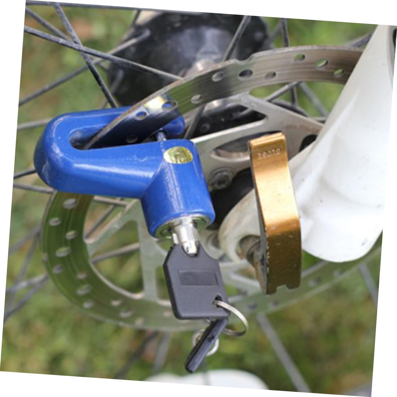Gatuida 8pezzi Bloccadisco Sicurezza Per e Bici Da Lucchetto Antifurto Compatto e Portatile Protezione Affidabile Contro Furti Facile Da Usare Accessorio Imperdibile Per Appassionati Di e