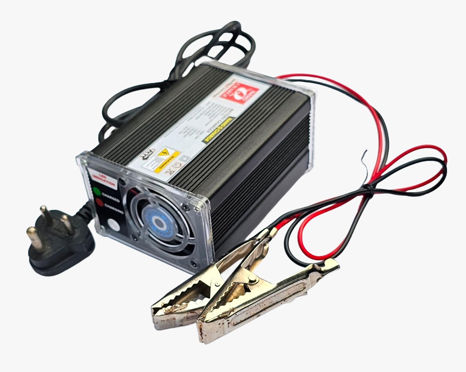 12V 5AMP Battery Charger for All Bikes, Cars and Other Vehicle Having 12V Battery. Cut-Off Voltage 14.5V. with LED Indication, Short Circuit, Over Load, Over Heat and Reverse Battery Protection.-image-14