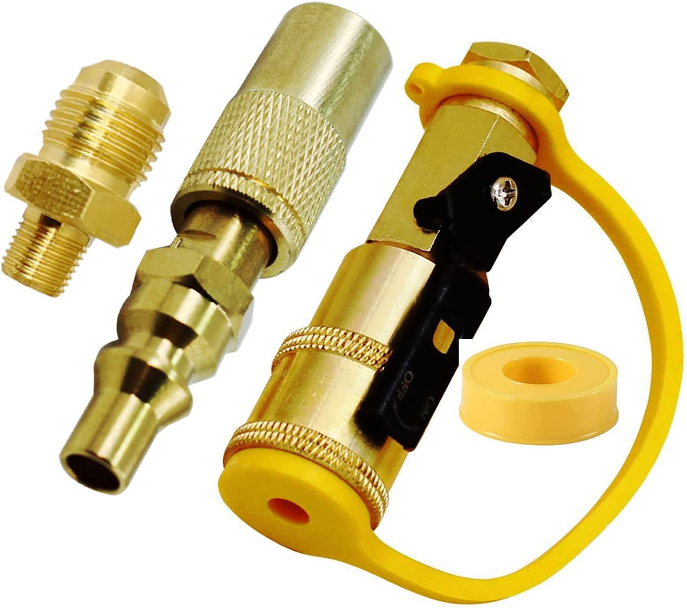 MENSI 1/4" Propane Natural Gas Quick Connect Fittings Adapter for Camp Chef