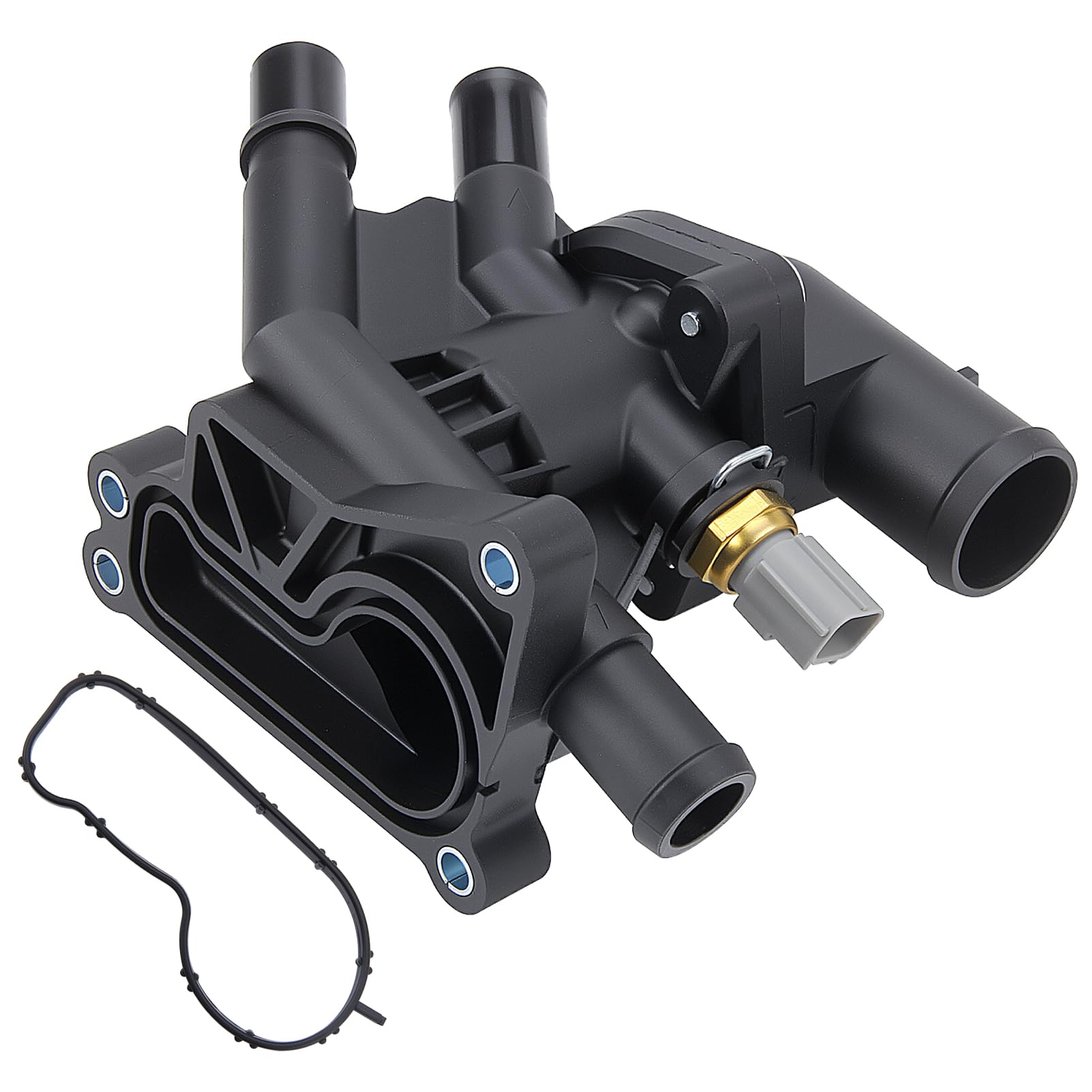 DOCAS Termostato 1872633 Compatible para Ford B-MAX JK C-MAX II Fiesta 6 7 8 Focus 3 Mondeo 5 1.0 EcoBoost