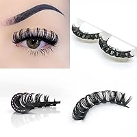 Vista 5 de 10 pares de pestañas rusas 3D suaves, con curvatura DD, pestañas postizas de visón sintético, aspecto natural