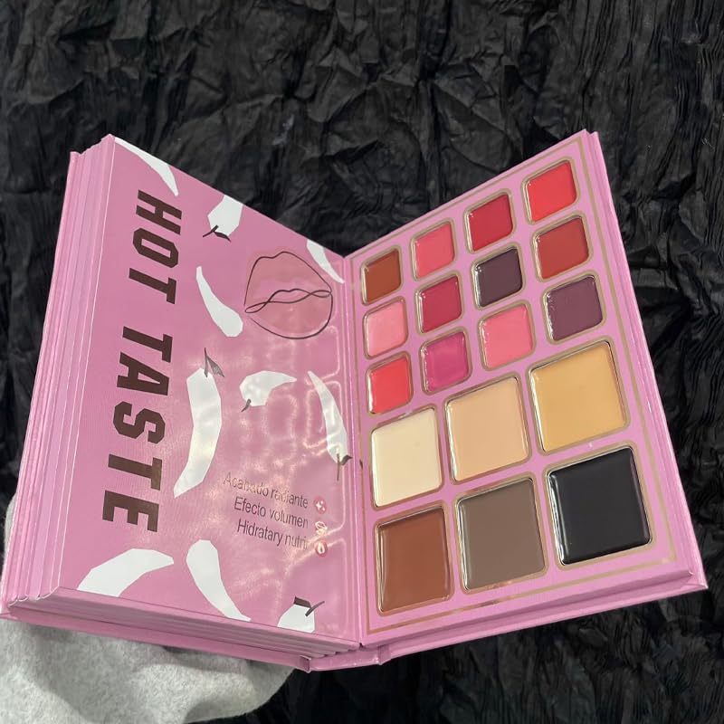 78-Color Professional Makeup Palette Book, Multi-Color Eyeshadow, Highlighter, Blush, Lipstick Set with Glitter, Matte, Pearl Finishes,Portable Travel Full-Function Kit - Image 8