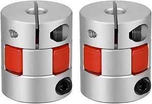 2 X Aluminum Shaft Coupling 10mm To 14mm Bore L35xD30 - View #9