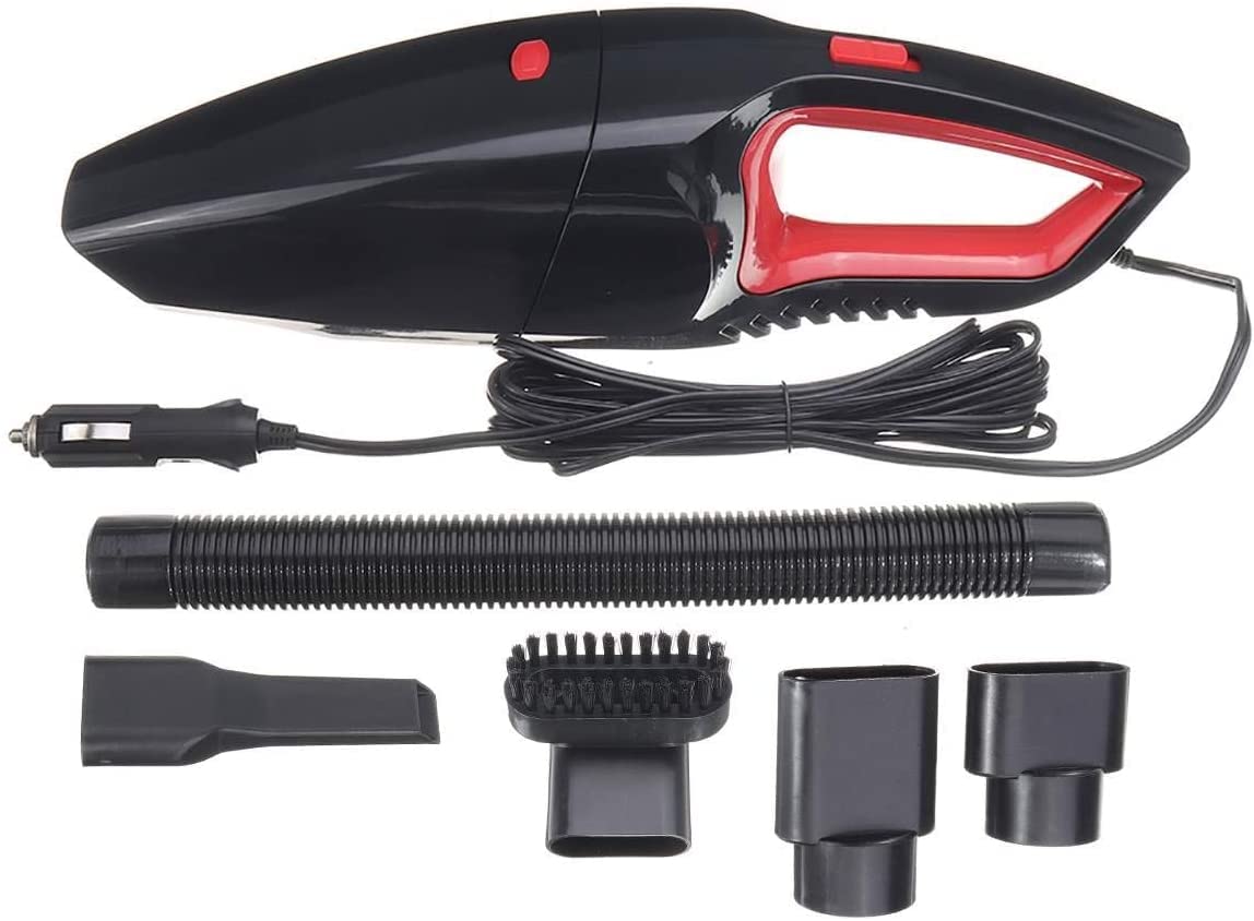 Aspirador de Coche de 120 W de Alta succión para Coche, aspiradora Potente de Doble Uso húmedo/seco de Mano, Mini aspiradora de Coche de 12 V