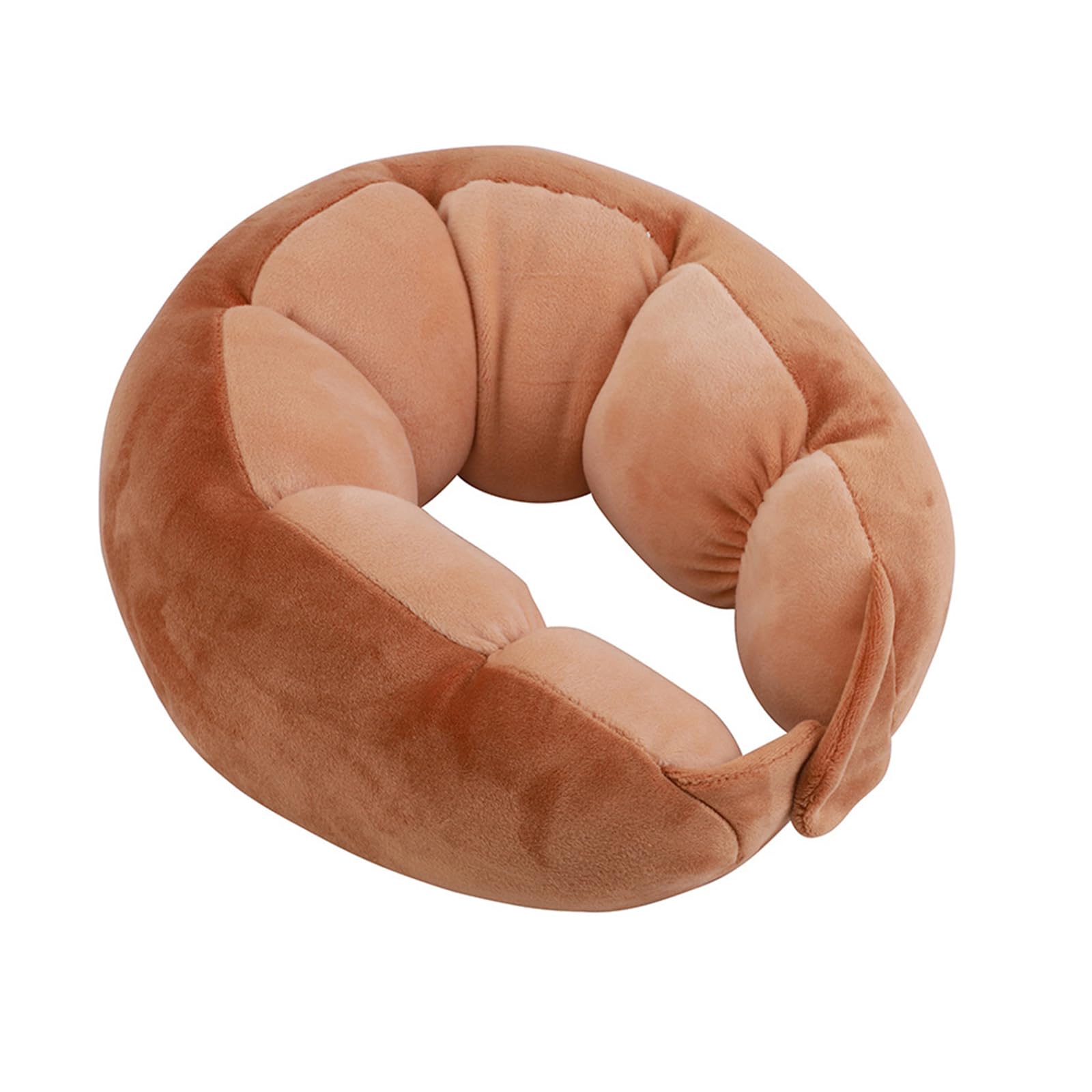 Limtula Ergonomic Neck Pillow Fleece U Shape Design for Napping and Long Journey Washable Breathable Neck Rest