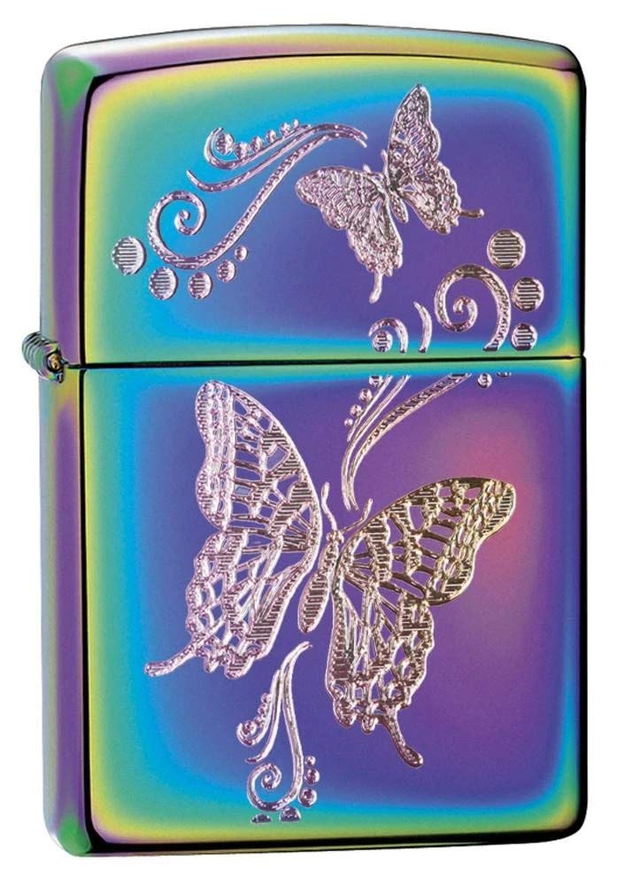 Personalized American Classic Elegant Design Lighter Zippo - Free Engraving - Christmas, Halloween & Valentines Day Gift (Multi Color)