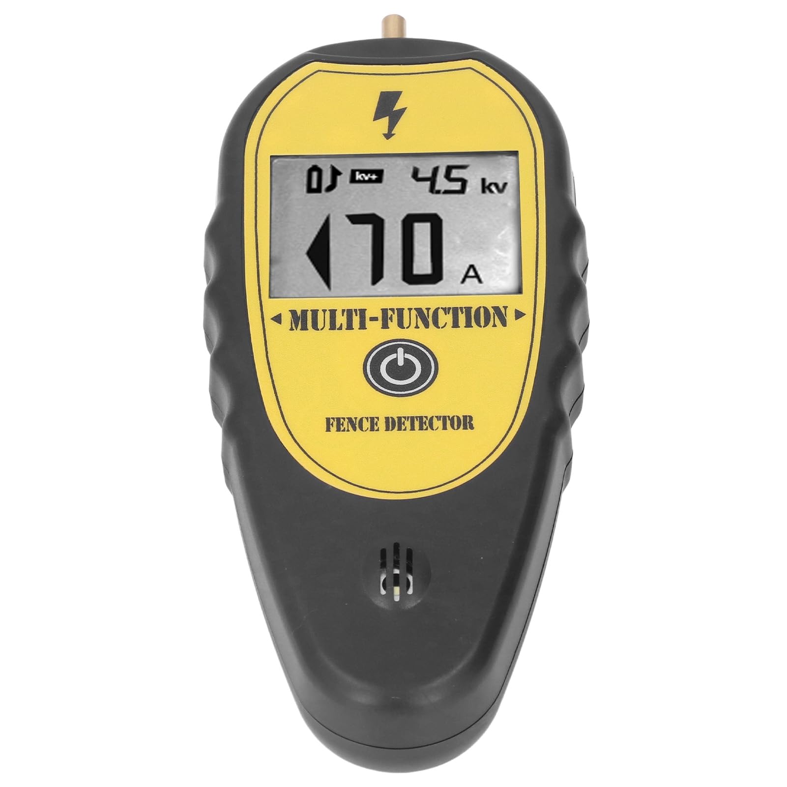 Tester per Recinzione Tester di Tensione per Recinzione Elettrica in Rame ABS da 200 a 15000 V Schermo LCD Localizzatore di Guasti Portatile per Allevamenti di Bestiame Manutenzione della di