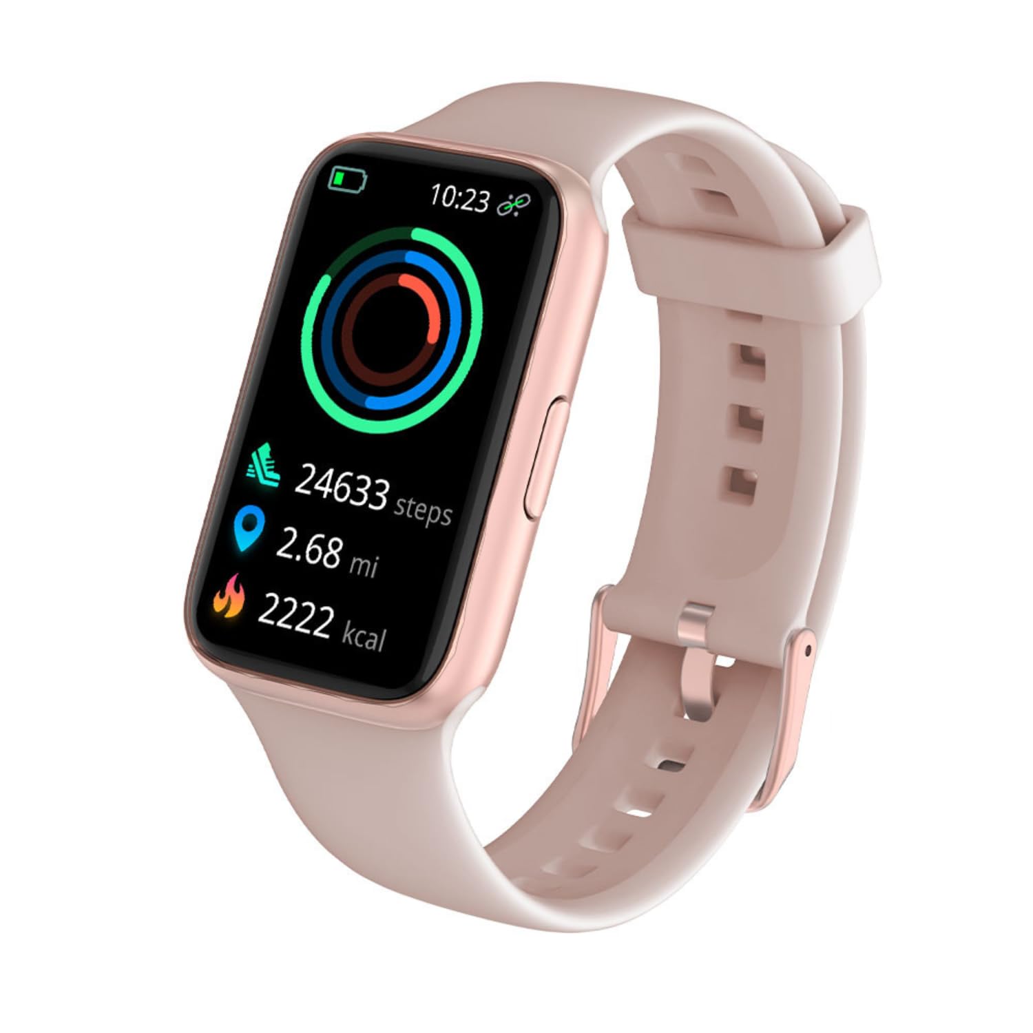 TRI-TEK PRO Finesse Smartwatch Fitness Tracker & Step Counter for Men/Women Heart rate and Sleep Tracking, FREE Smart Swatch Fitness Tracker APP Compatible with Android & iOS