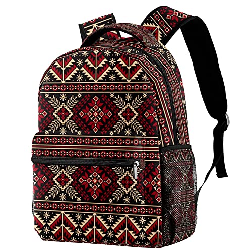 Sac à dos voyage avec motif folk ethnique enfants porte-bouteille