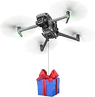 Vista 1 de (3 en 1) FLYDrone Mavic 3 Pro Tren de aterrizaje con sistema Airdrop, dispositivo de liberación de carga útil/entrega/transporte para DJI Mavic 3