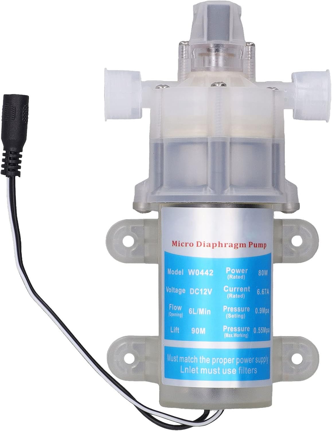 MikroMembranpumpe, Kleine, Leichte, Tragbare, Geräuscharme