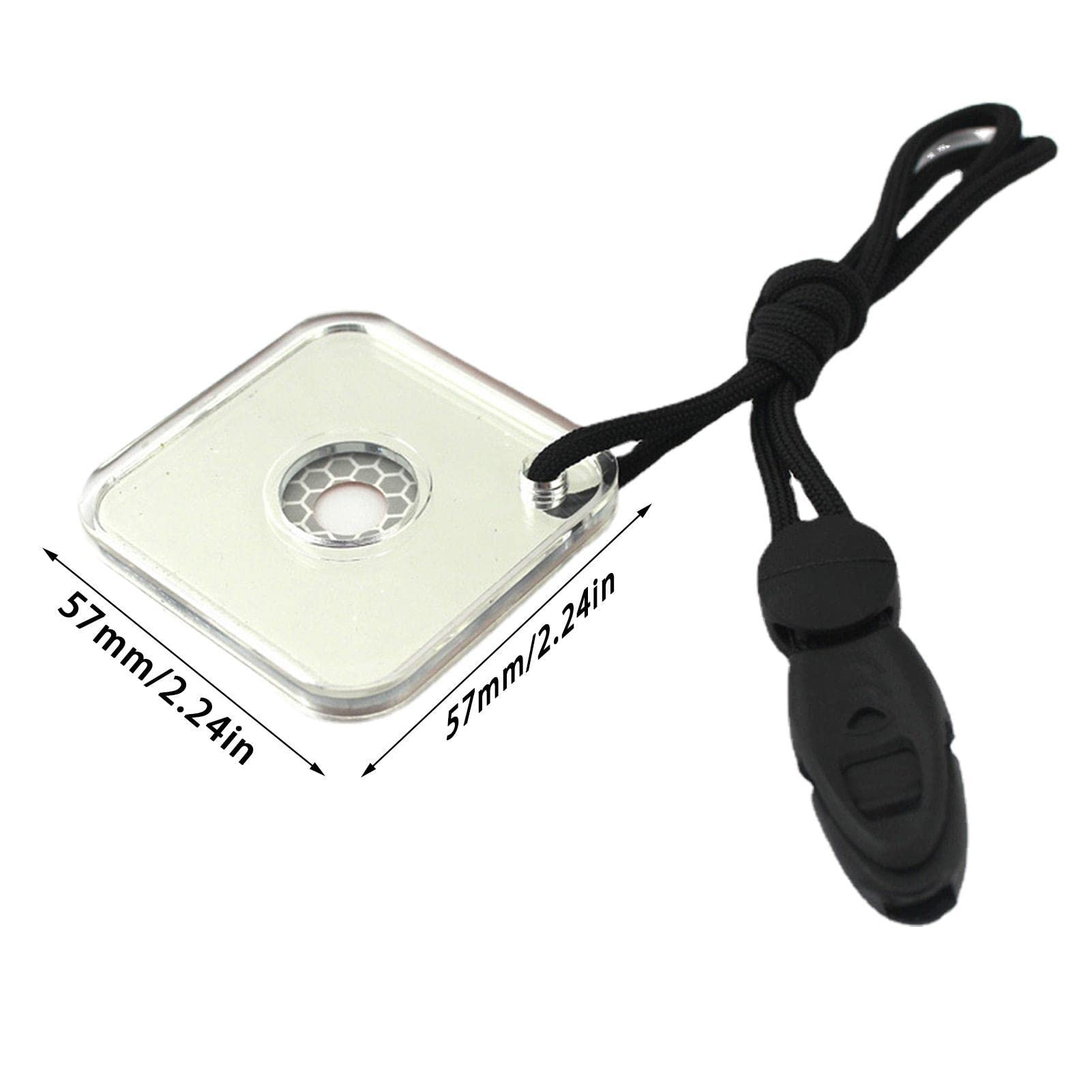 Lot de 10 miroirs de signalisation | Petit miroir de survie | Miroir de signalisation pour la randonnée et les accidents