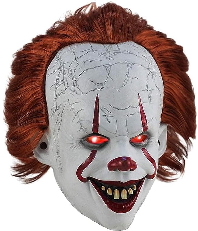 IT Creepy Mask Scary Clown Mask for Cosplay halloween party Prop Decoration