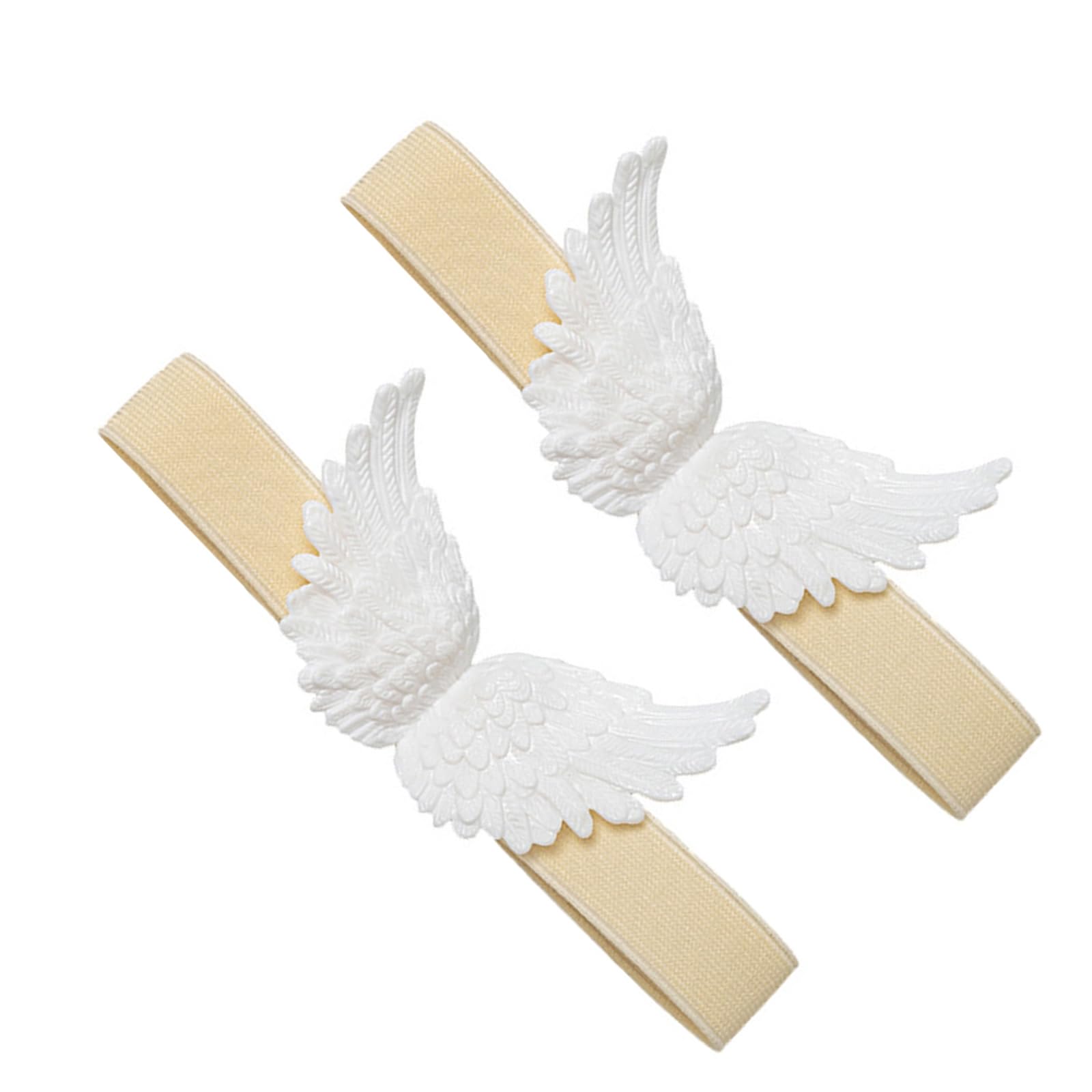 Angelic Wing Curtain Tieback Straps Easy Installation Elastic Window Drapery Holder Tie Holdbacks for Home Styling Decors Adjustable Angelic Wing Curtain Straps Easy Installation for Room and Living