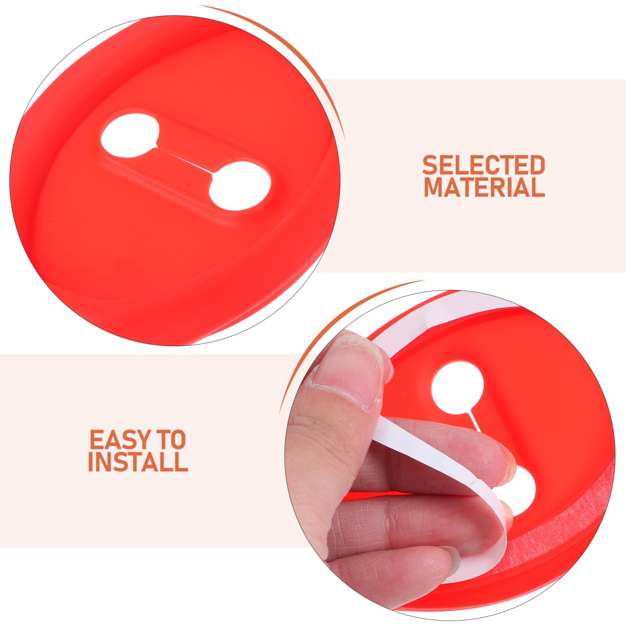 MOLUCKFU Universal Car Door Lock Protective Covers 4-Pack Silicone Shock Absorbers Noise Reduction Latch Guards for Scratch Prevention and Lock Longevity - Image 2