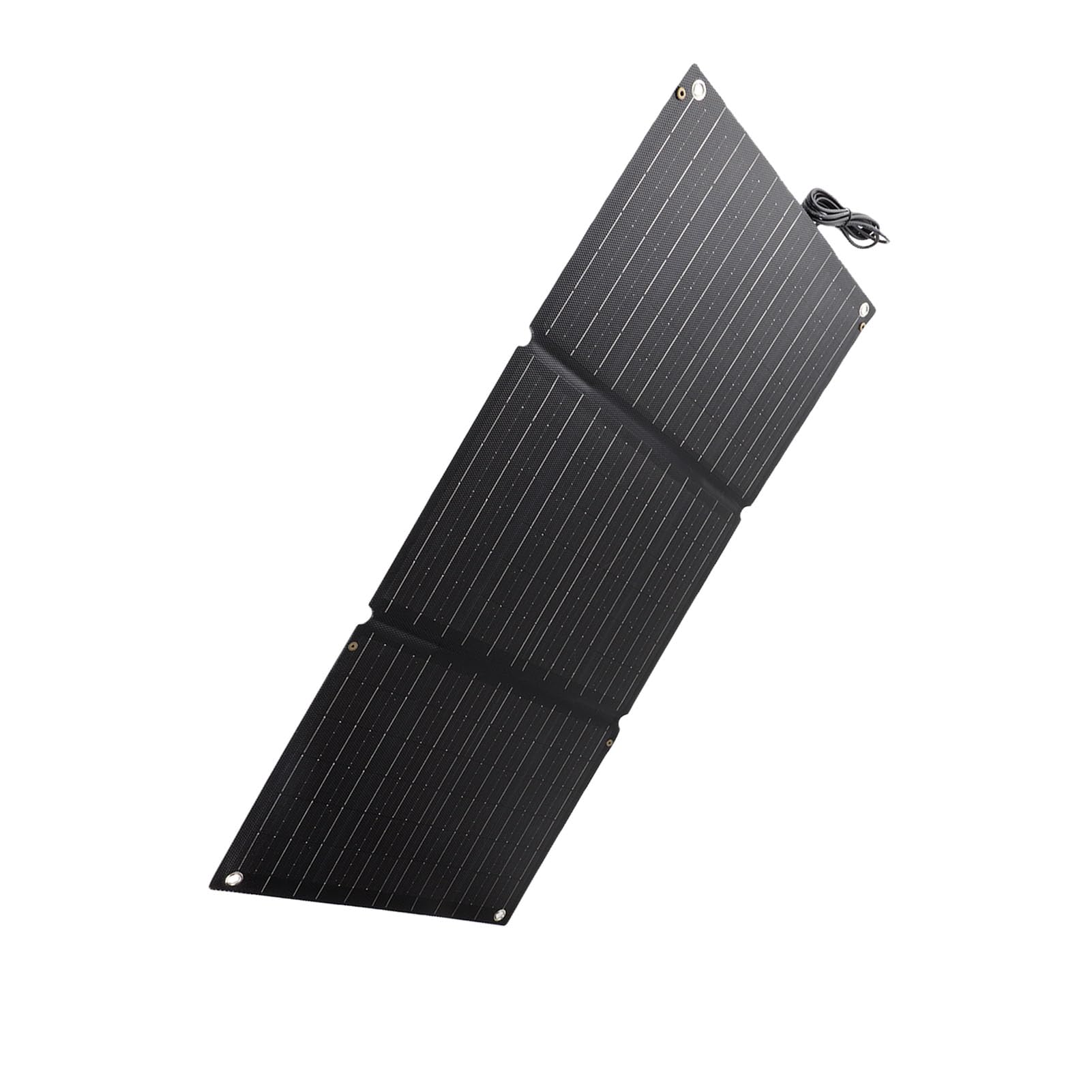 Denash Przenośny Panel Słoneczny 100W, Składany Panel Fotowoltaiczny | Kompaktowy, wodoodporny, podwójne wyjście USB, do użytku na zewnątrz