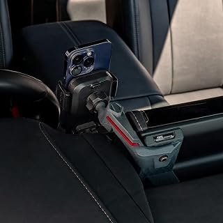 【AXIS PARTS】特許申請済 トヨタ アルファード 適合 ヴェルファイア 適合 型式：40系 車載スマートフォンホルダー ax-sm-01-a-tva40 車種専用設計 ホルダー：マグセーフタイプ 充電機能付き Eタイプ (ST)