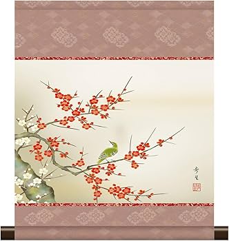 Amazon.co.jp: 10年保証 掛け軸 ミニ掛け軸 和風 花鳥画 春掛け Amazon.co.jp: 10年保証 掛け軸 ミニ掛け軸 和風 花鳥画 春掛け