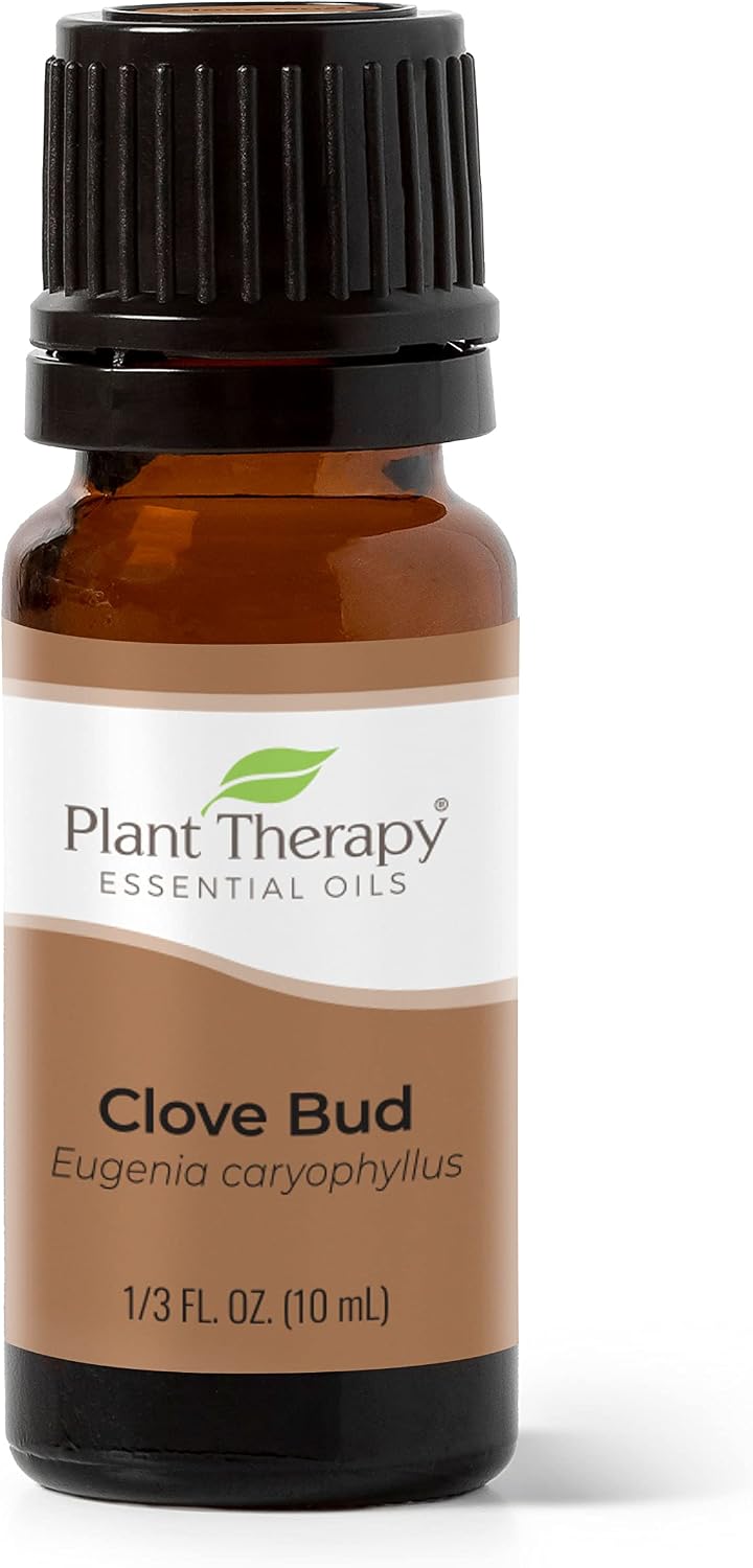 Plant Therapy Clove Bud Essential Oil 100% Pure, Undiluted, Natural Aromatherapy, Therapeutic Grade 10 mL (1/3 oz)