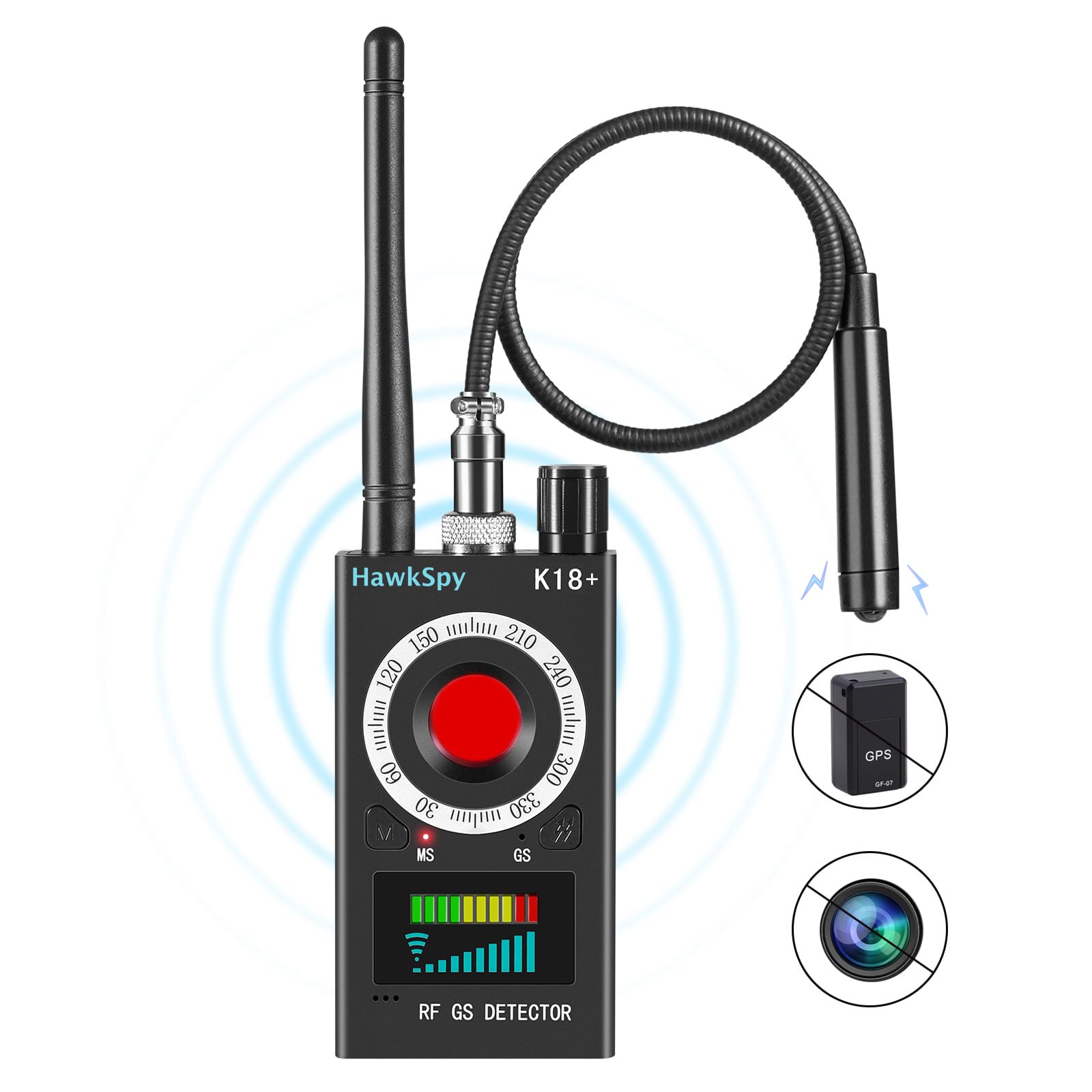 Webカメラ gotk Amazon.com : HawkSpy K18 Hidden Camera Detectors Bug & GPS