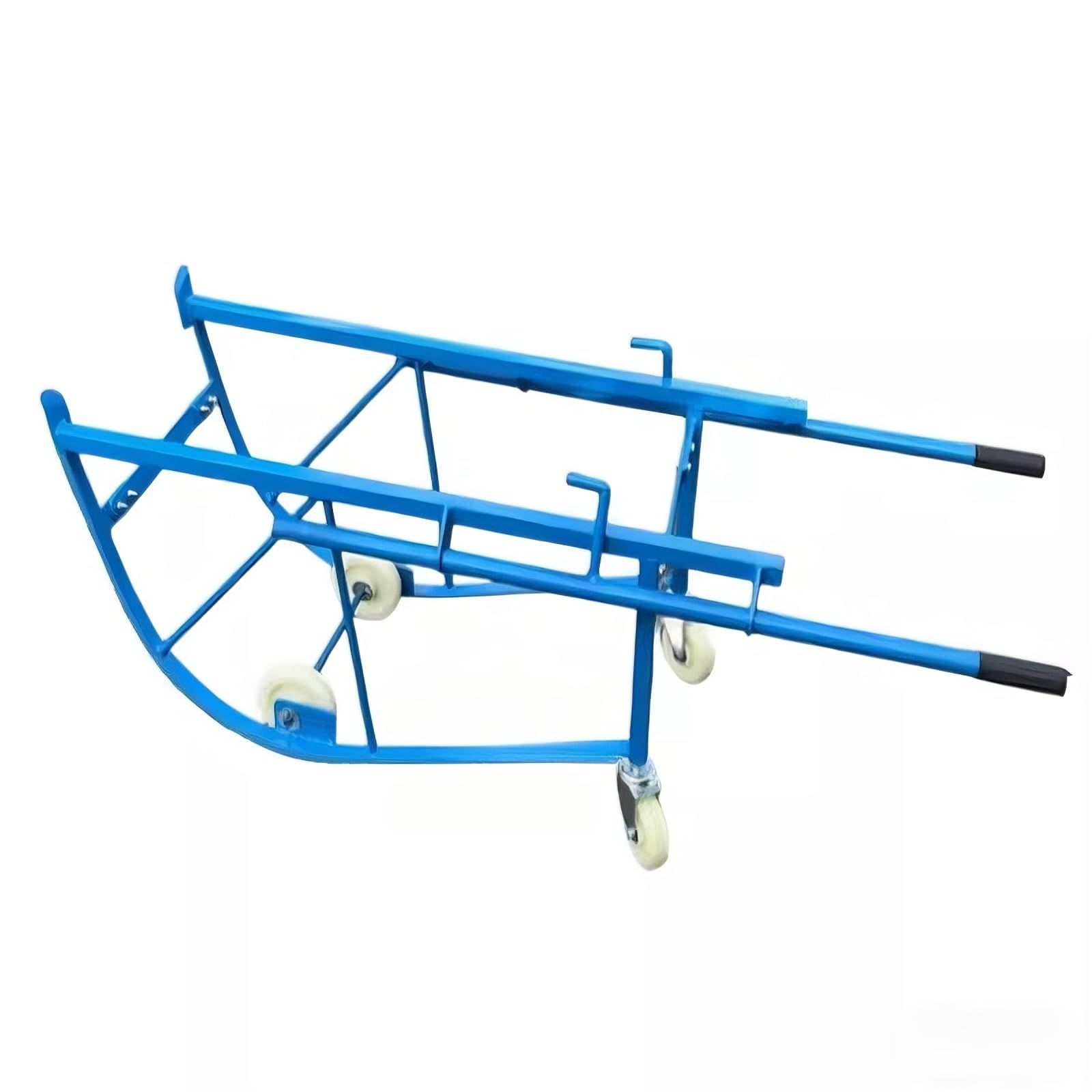 Chariot à tambour de 150 litres avec capacité de 272,2 kg, base inclinable en acier et roues pour un déplacement facile, parfait pour les ateliers et les usines