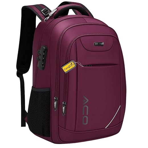 Mochila Notebook Cadeado Reforçada Impermeável com Capa de Chuva Ergonômica Saída USB Fone de Ouvido Executiva Faculdade Viagem Masculina Feminina Premium