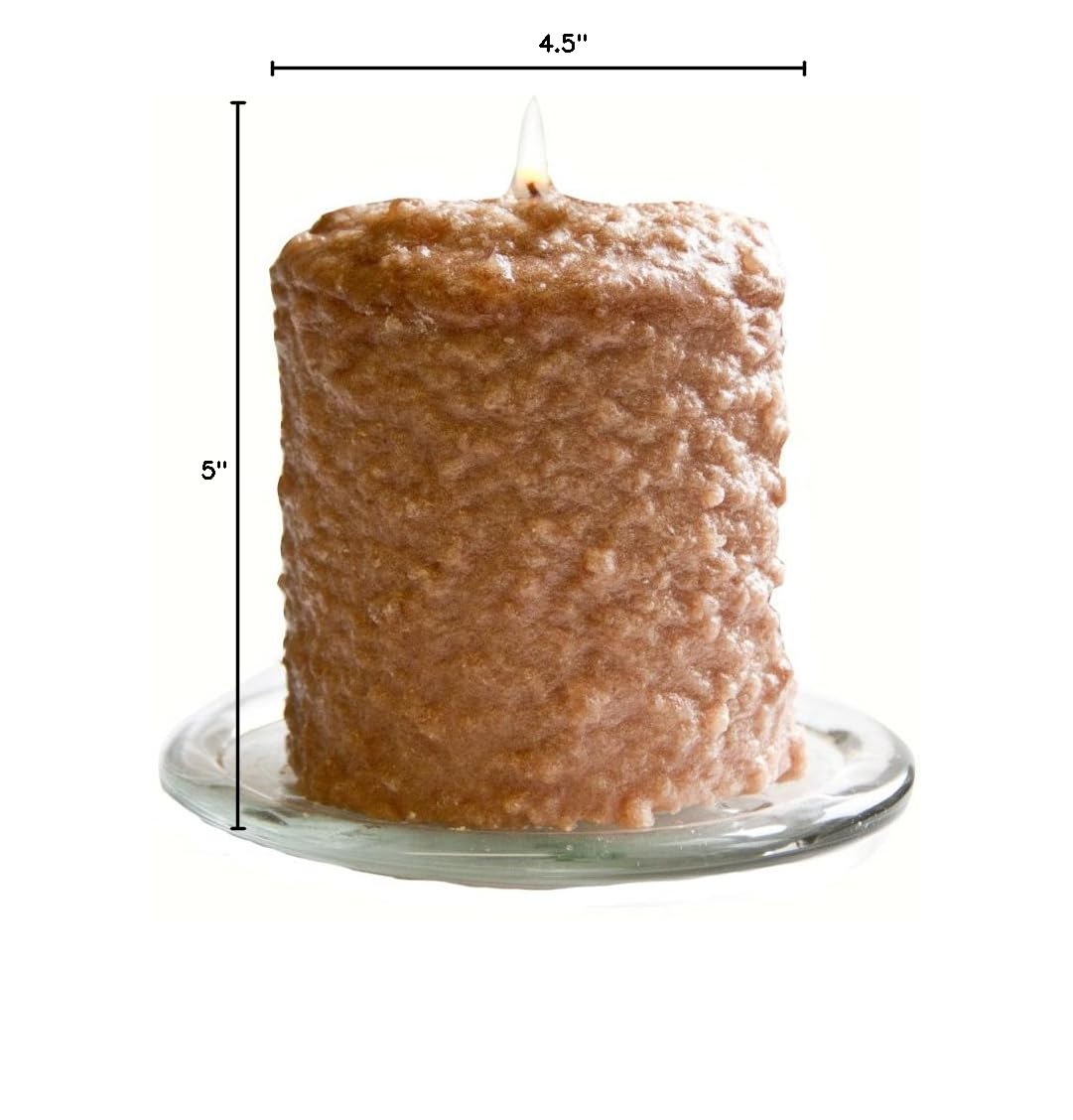 Warm Glow Candle Company Baked Brown Sugar Hearth Pillar Candle — product photo